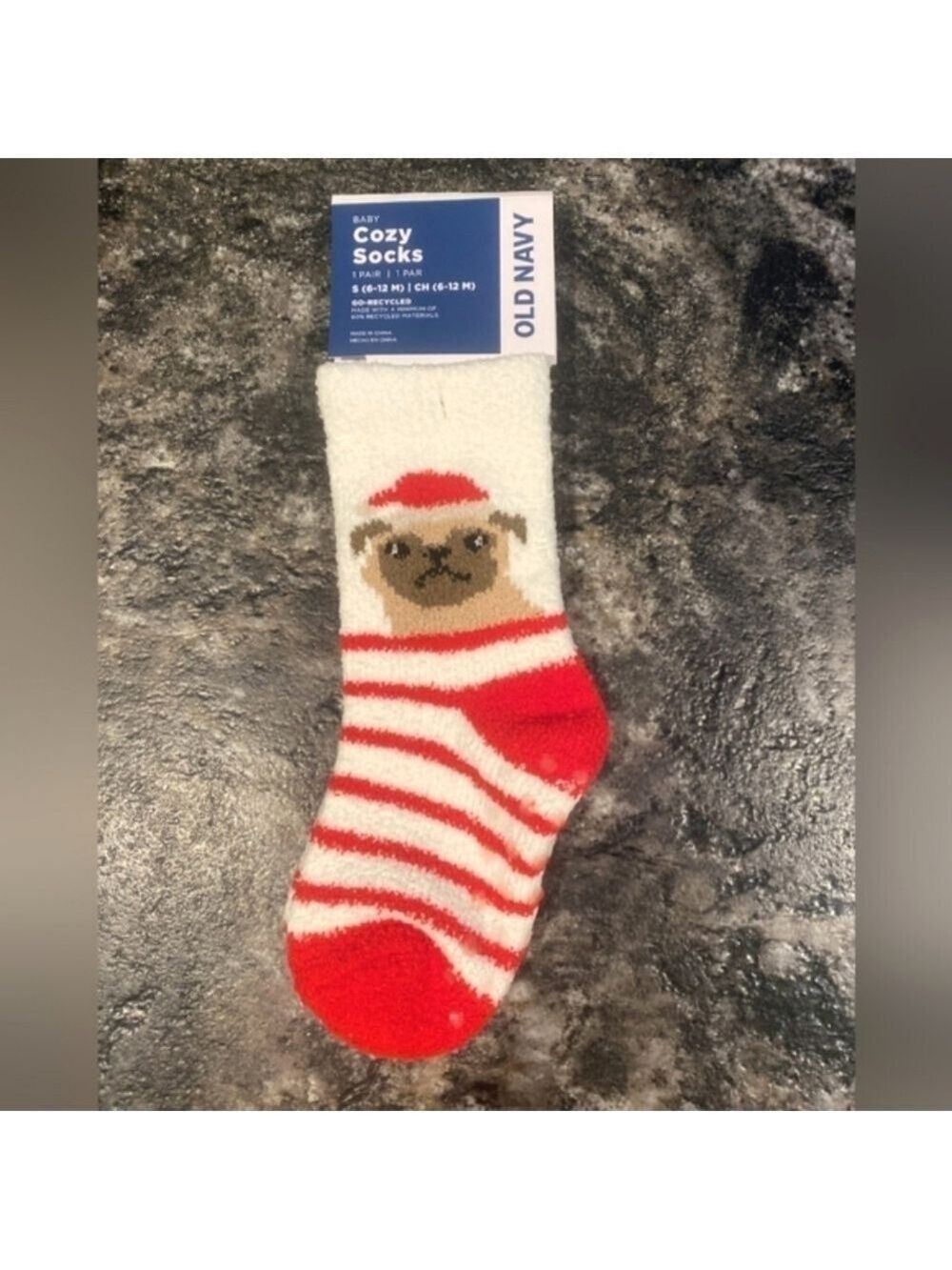 Old Navy Baby Cozy Christmas Socks Size Small (6-9 months) New With Tags